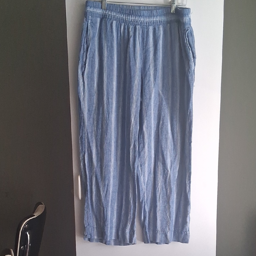 Old Navy Women's Blue Striped Joggers